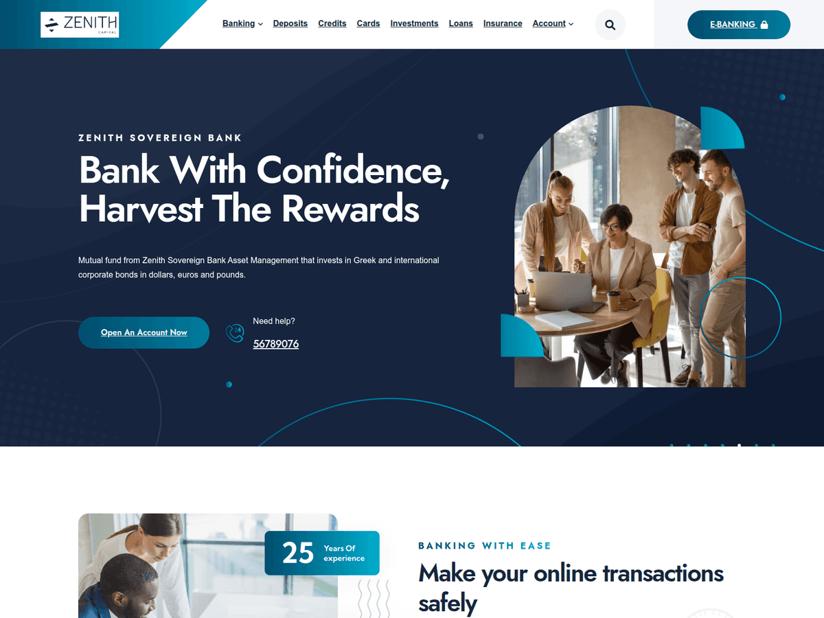 Screenshot von Elitebanktrust