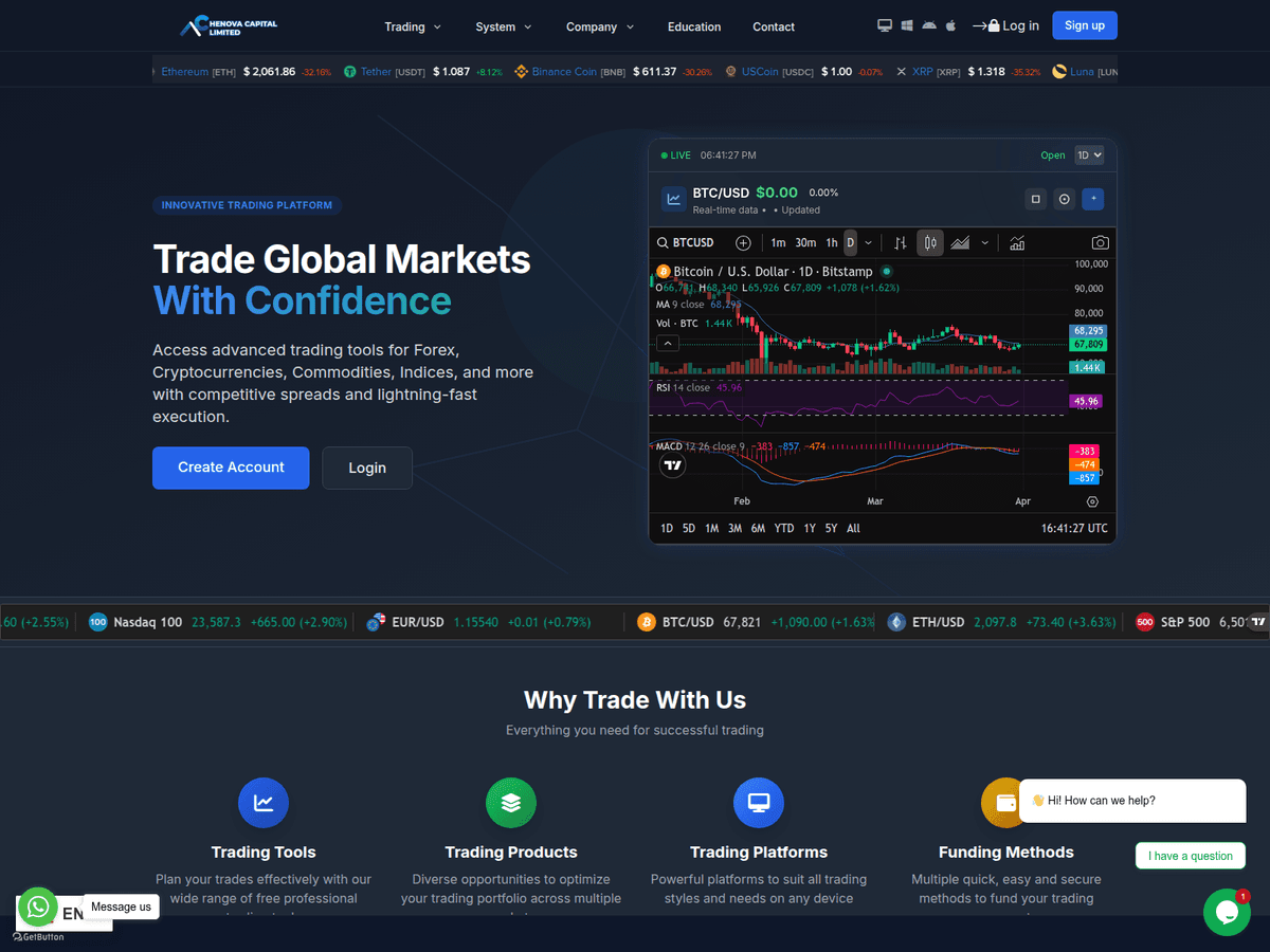 Screenshot von Wemblyfinance