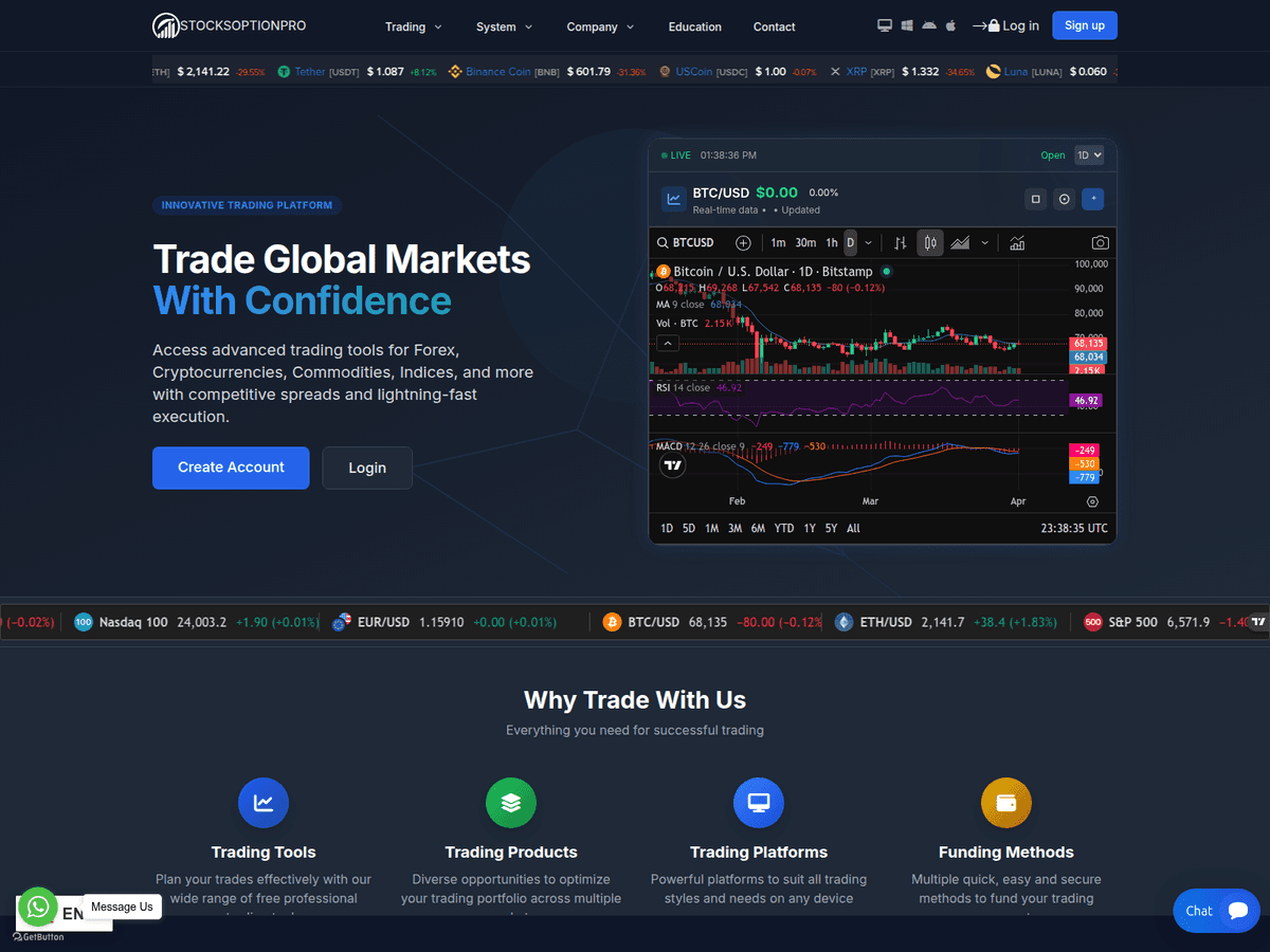 Screenshot von Indianstocksbrokerage