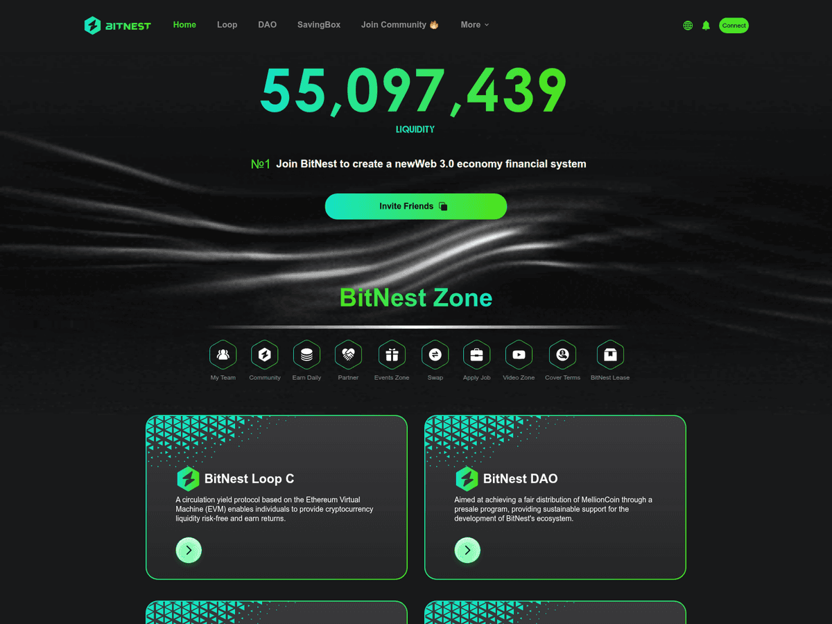 Screenshot von Bitnest