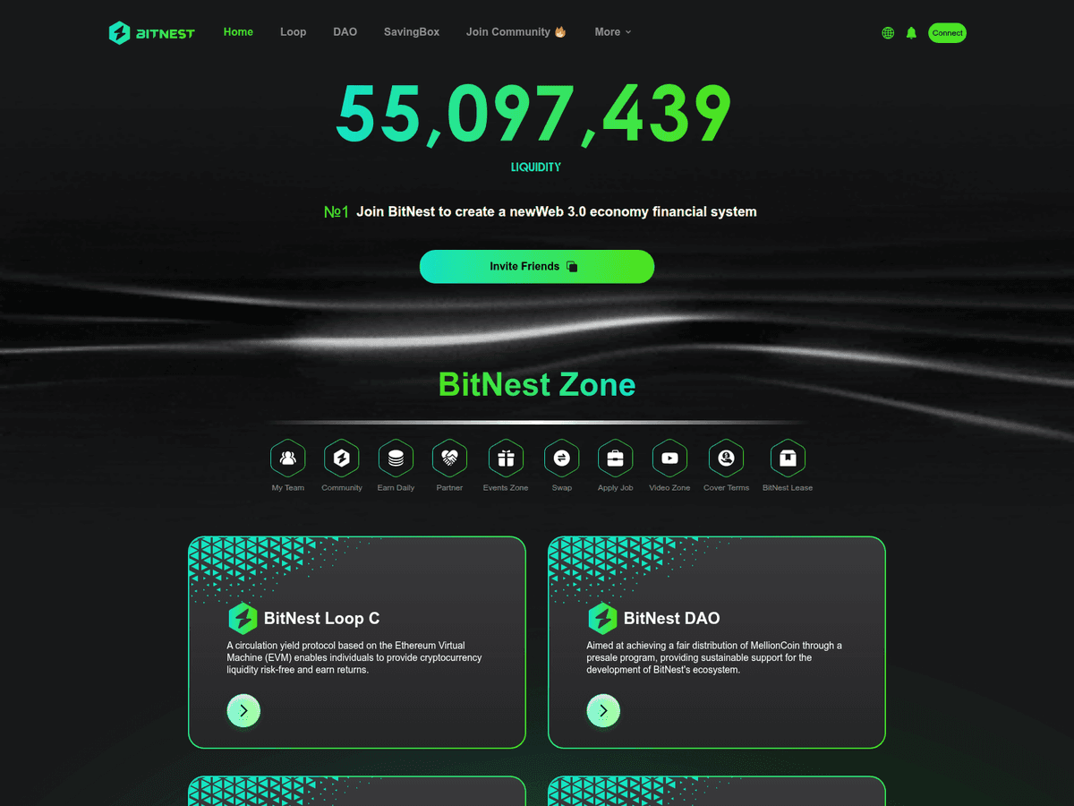 Screenshot von Bitnest