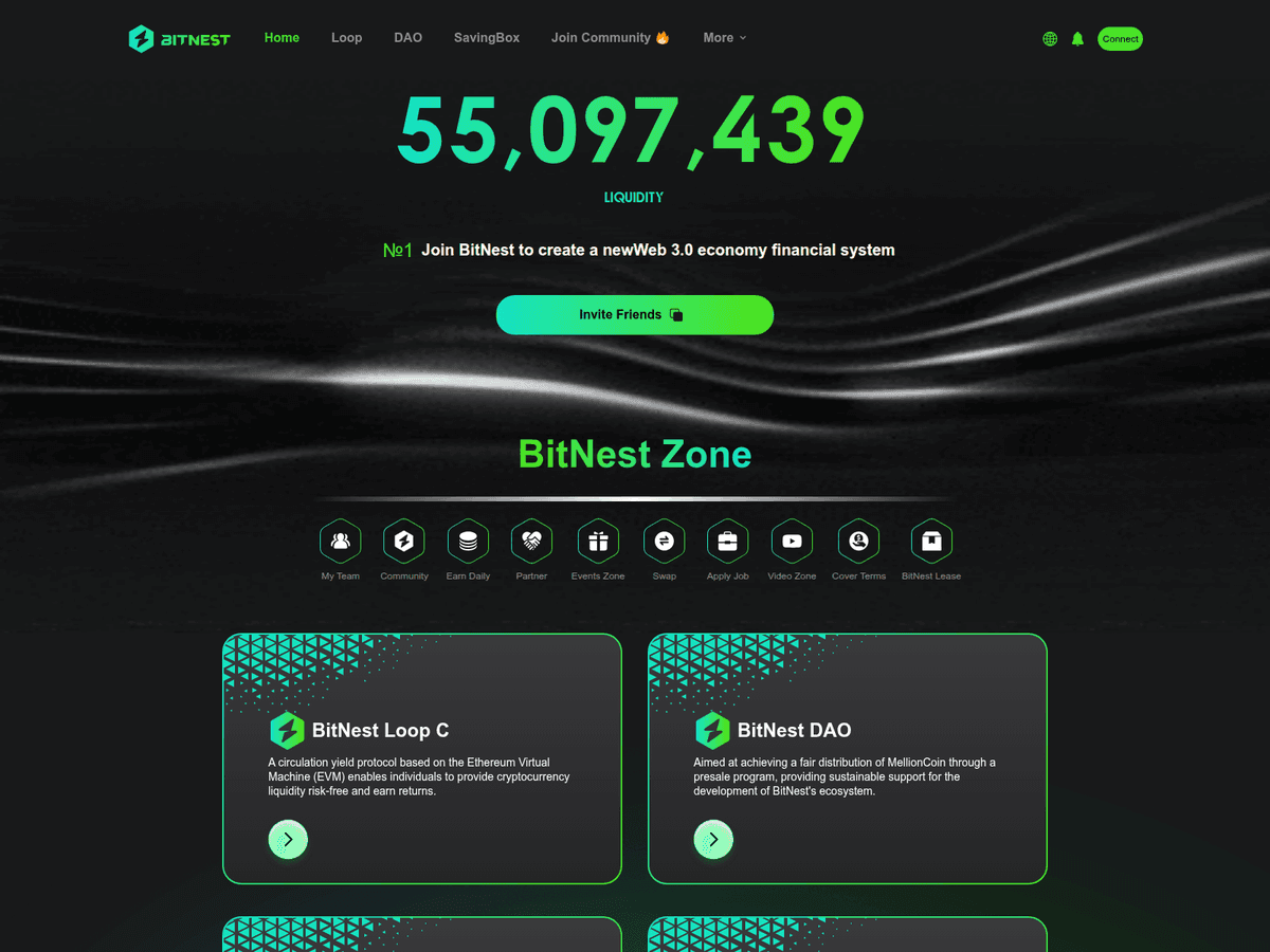 Screenshot von Bitnest