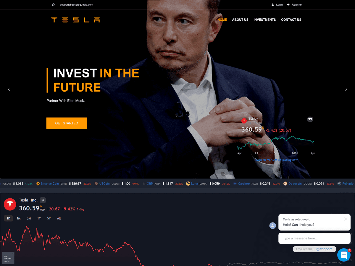 Screenshot von Assetequeplc