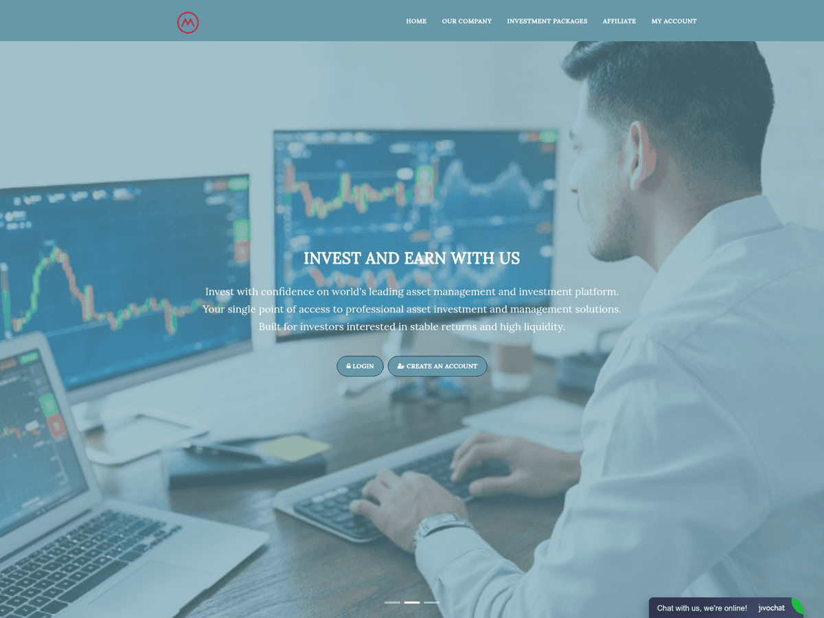 Screenshot von Mfinvestmentcompany