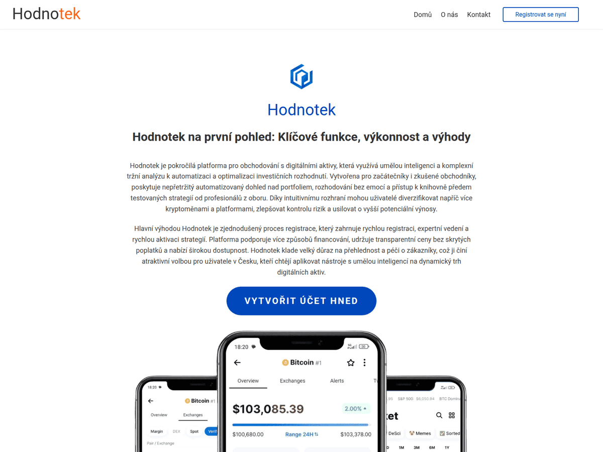 Screenshot von Hodnotekai