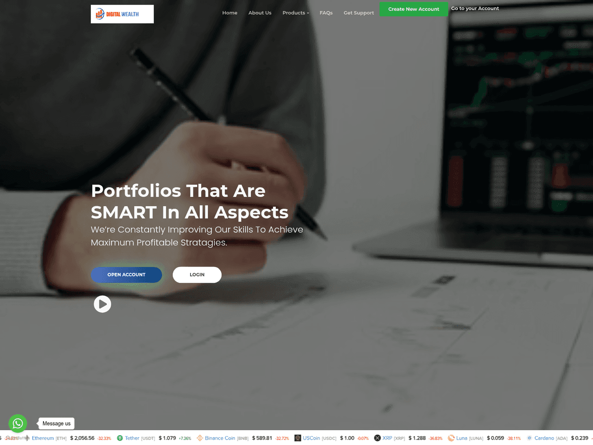 Screenshot von Digitalwealthinvestltd