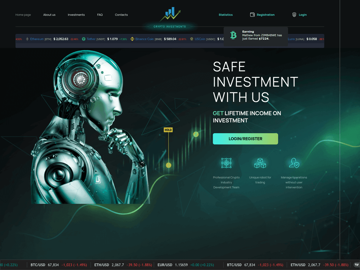 Screenshot von Elitecrypttrades