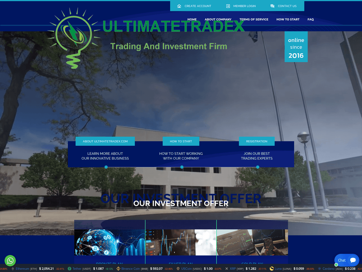 Screenshot von Ultimatetradex