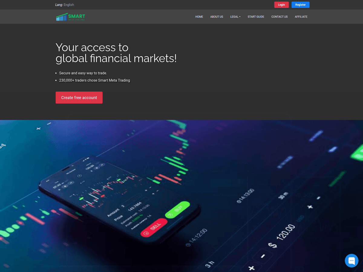 Screenshot von Smartmetrading