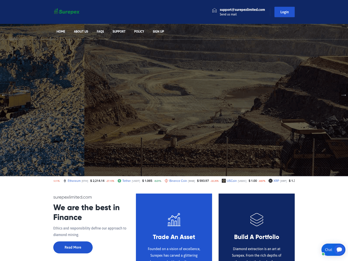 Screenshot von Surepexlimited