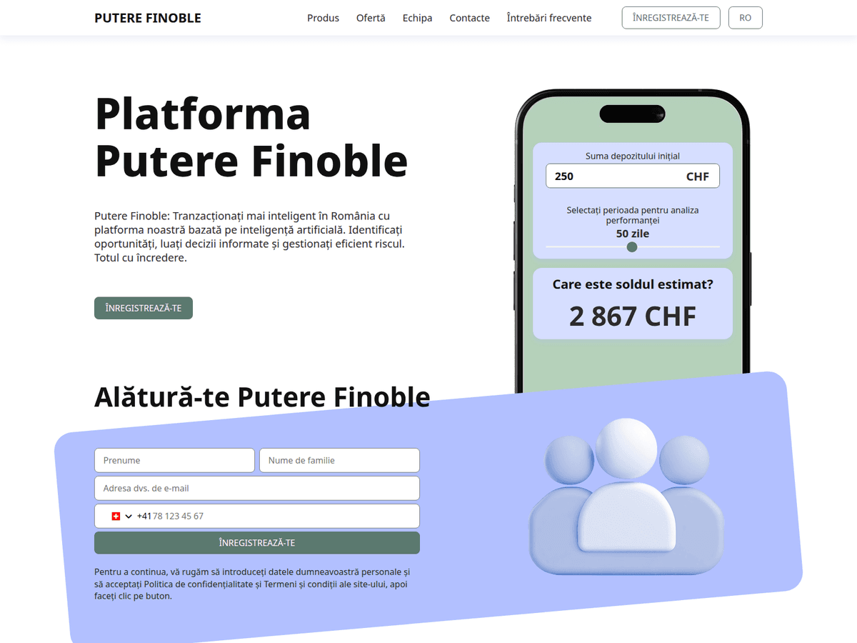 Screenshot von Putere Finoble