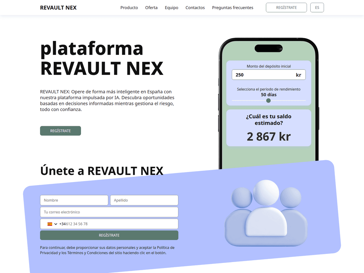 Screenshot von Revault Nex