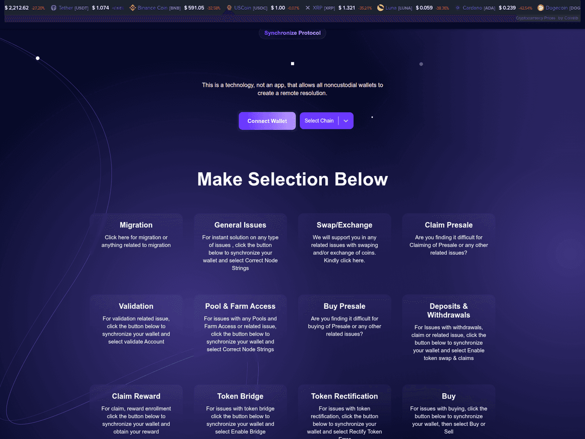Screenshot der Webseite Pages (smartnode-evm.pages.dev)
