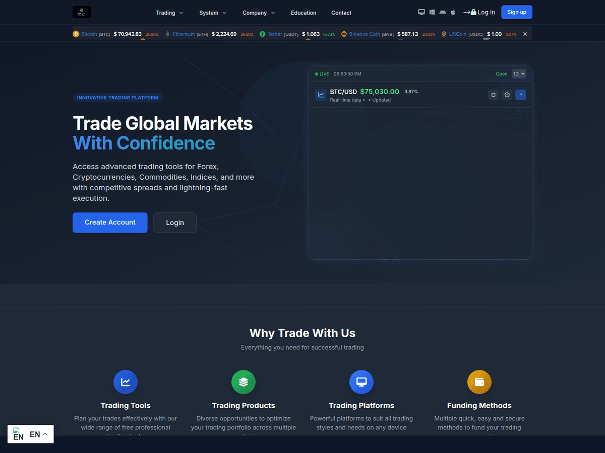 Screenshot von Dachdigitalassets