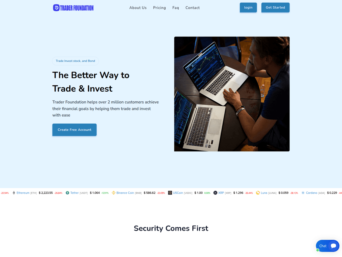 Screenshot von Highprotrade