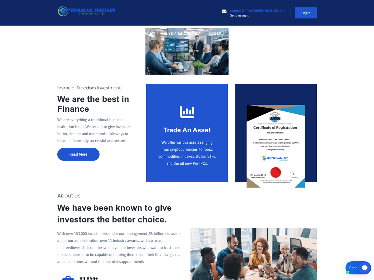 Screenshot von Oceanwealthglobalincs