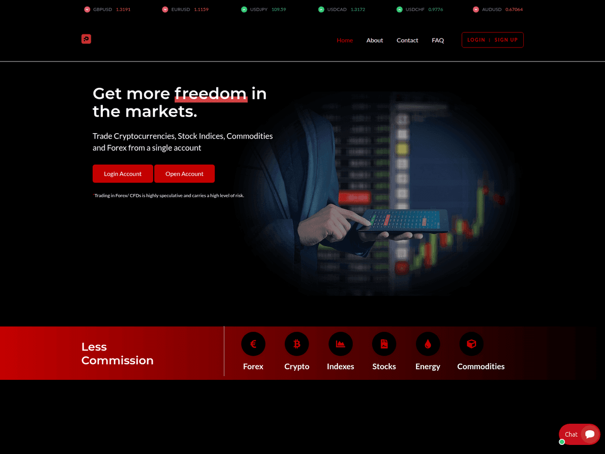 Screenshot der Webseite Vertexbit (mail.vertexbit.online)