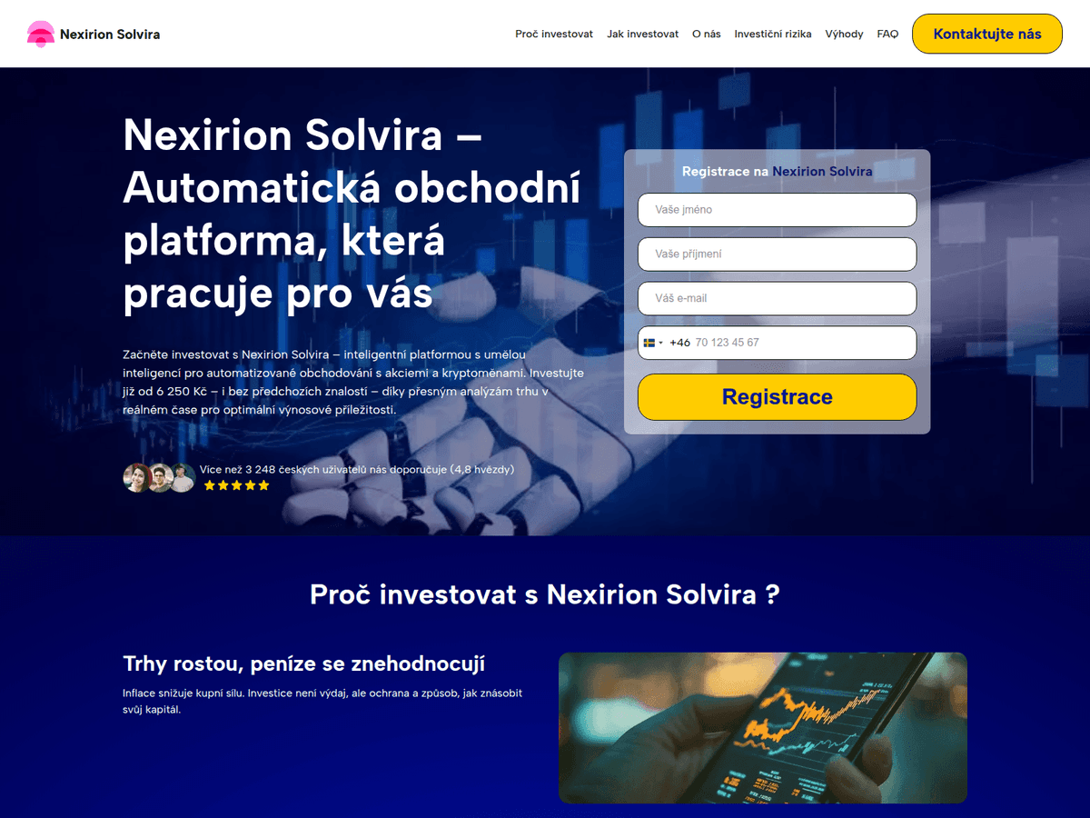 Screenshot von Nexirionsolvira