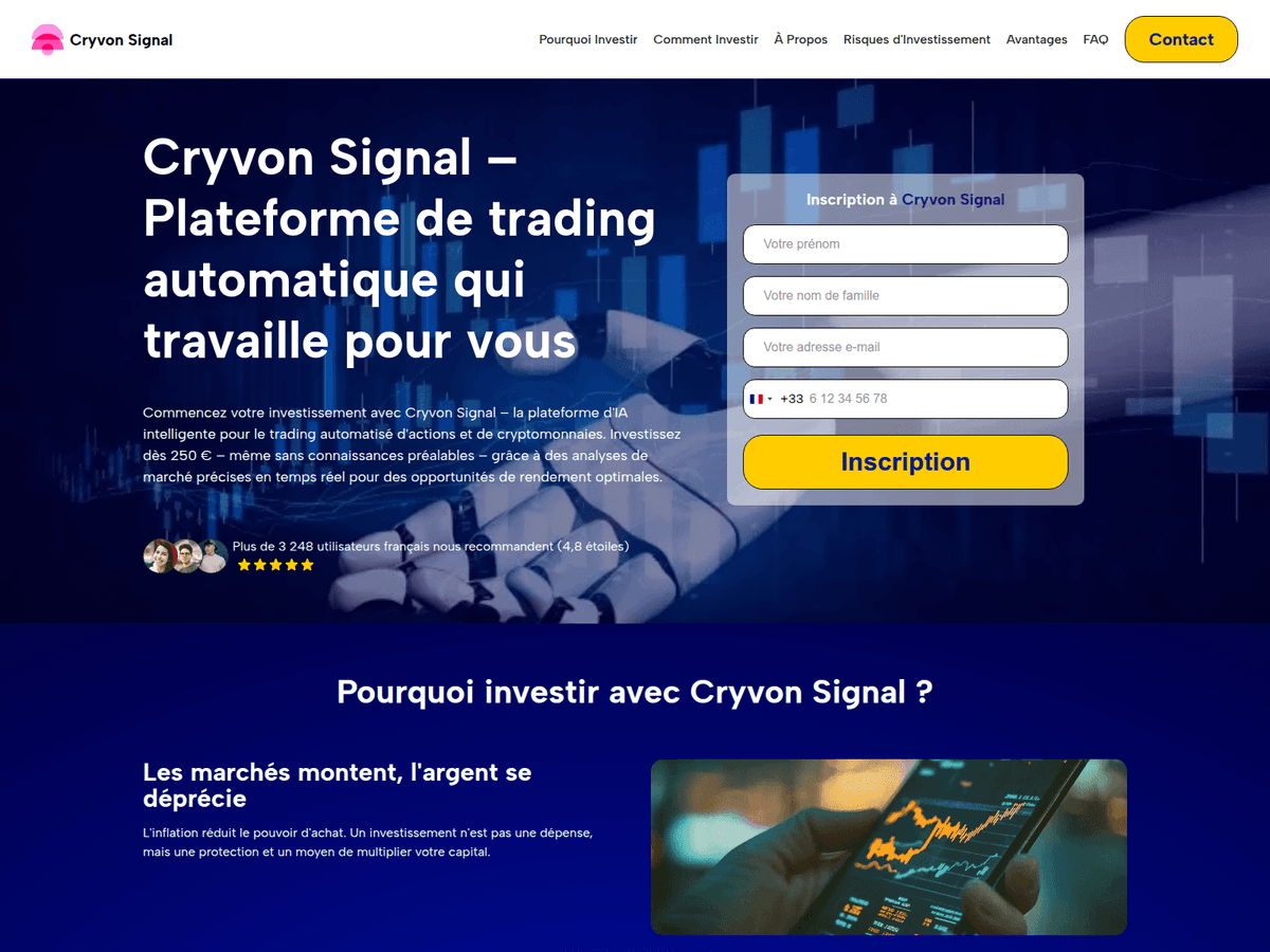 Screenshot von Cryvonsignal Fr