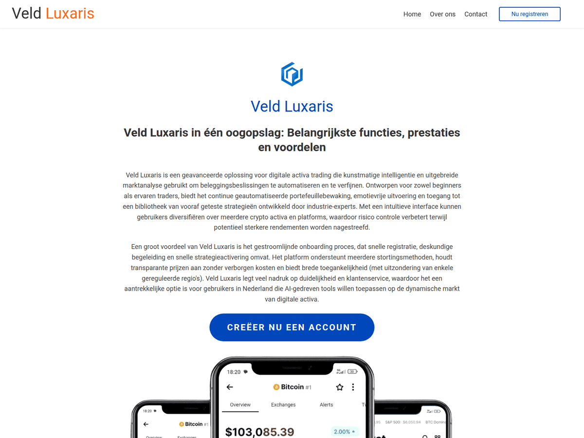 Screenshot von Veldluxaris Ai