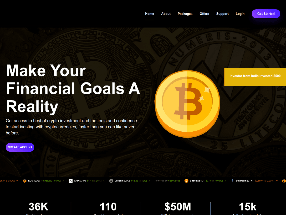 Screenshot von Zyliontrustinvestment