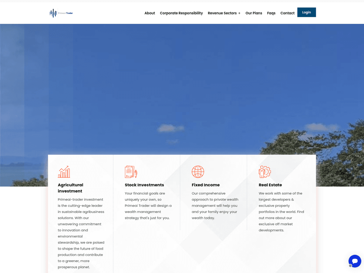 Screenshot von Primeaitrader