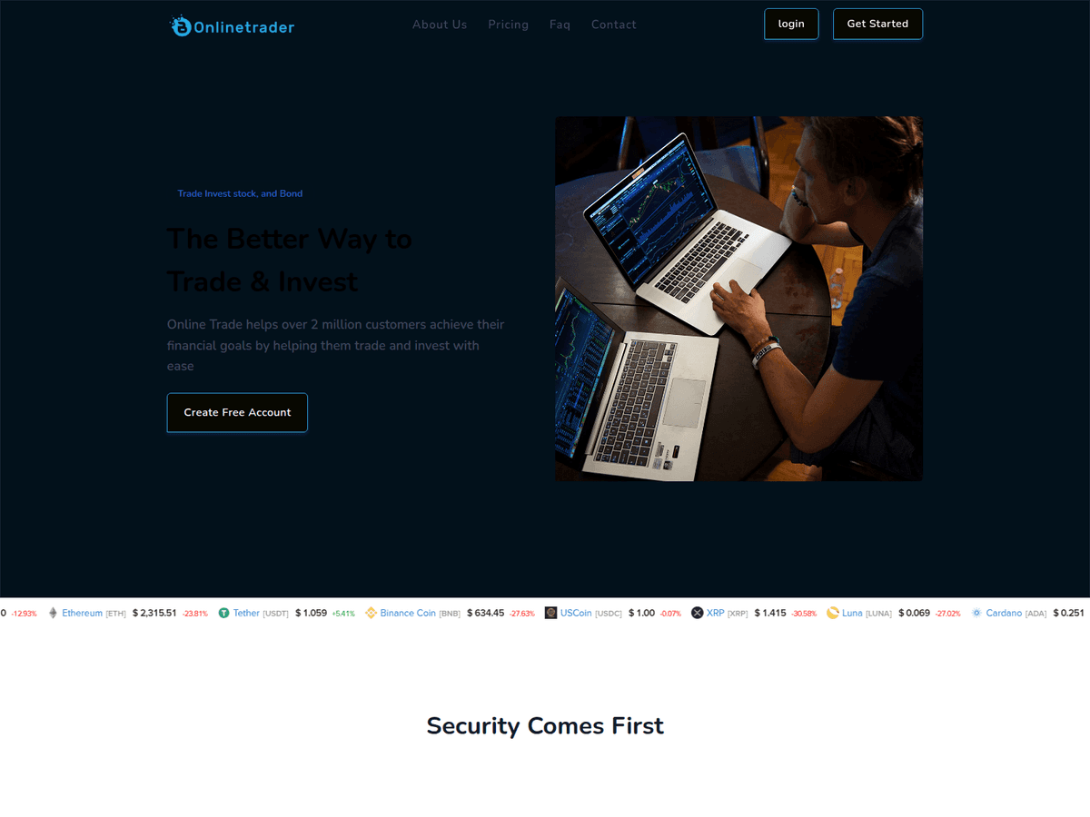 Screenshot von Claim02coin
