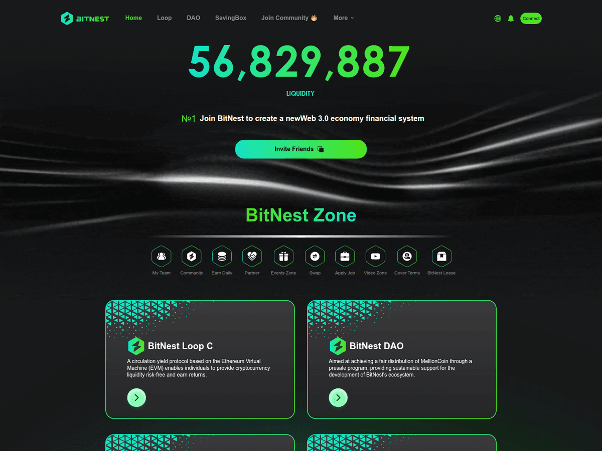 Screenshot von Bitnest