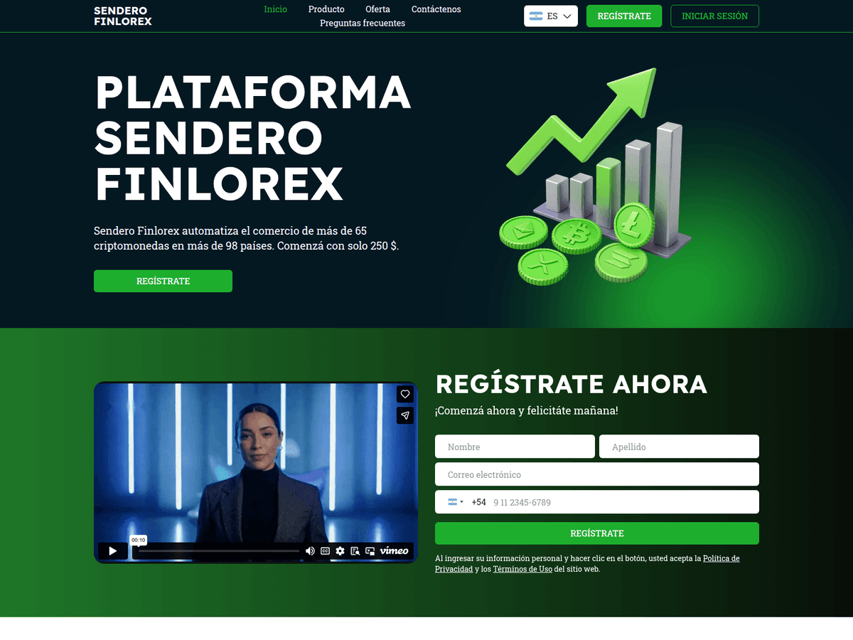 Screenshot von Sendero Finlorex Ar