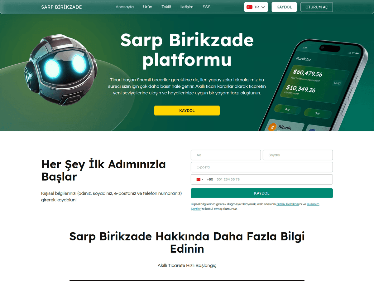 Screenshot von Sarp Birikzade