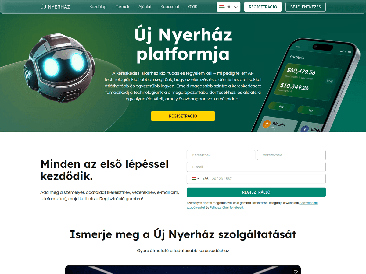 Screenshot von Uj Nyerhaz