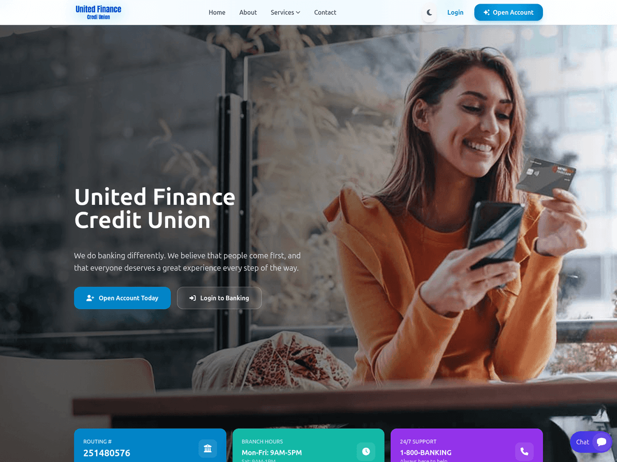 Screenshot von Unitedfinancecreditnion