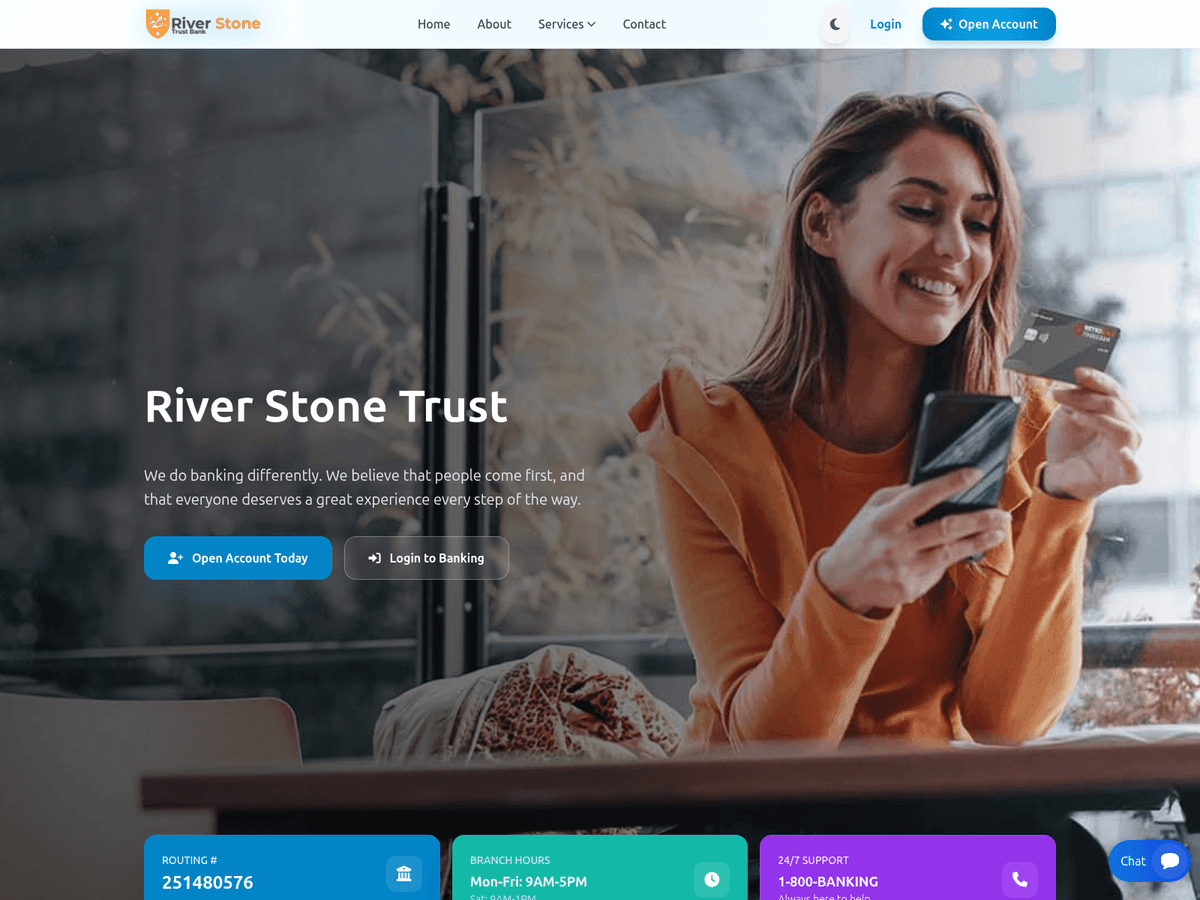 Screenshot der Webseite Riverstonetrusts (riverstonetrusts.icu)