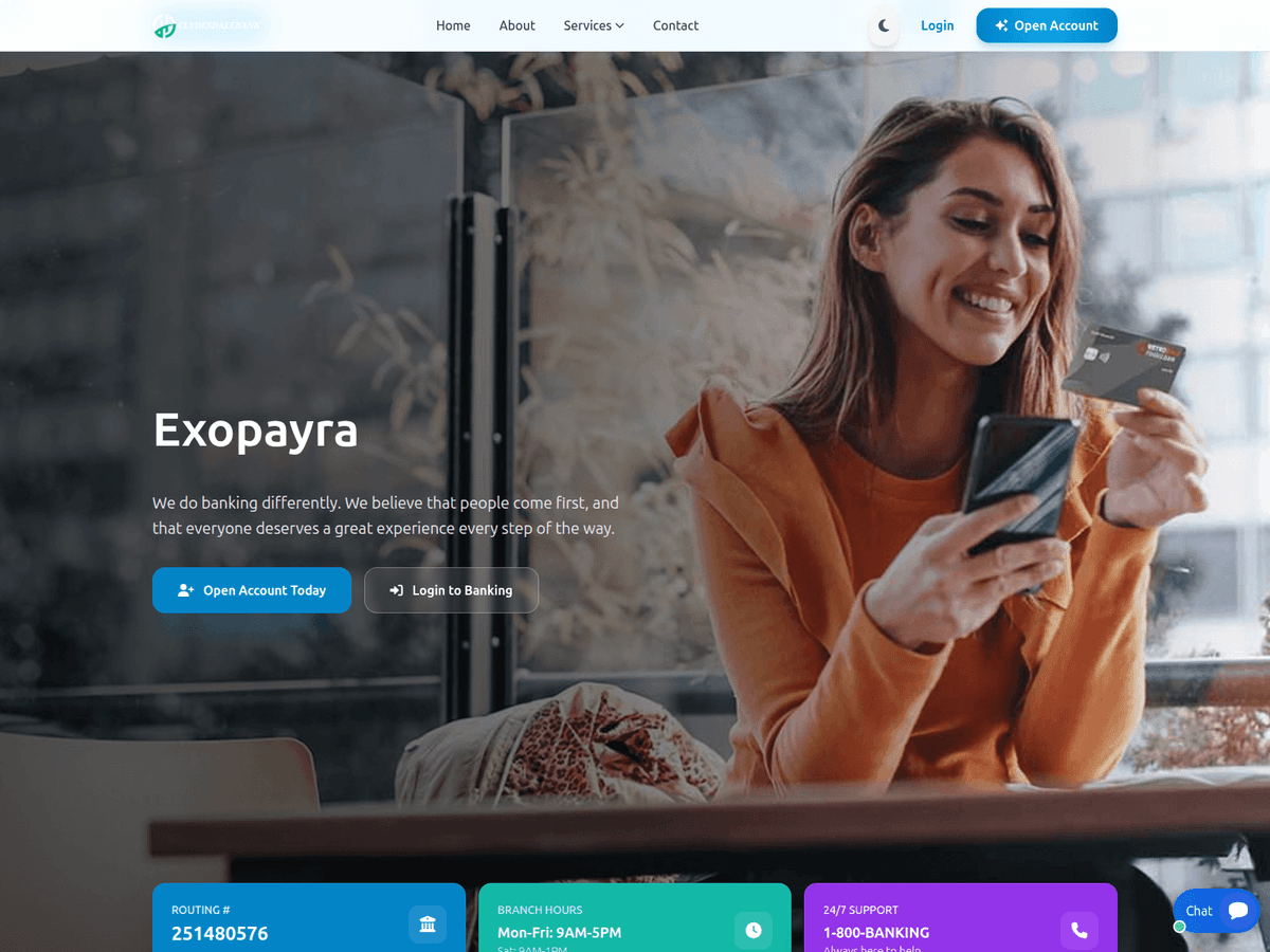 Screenshot von Clydesdalebank
