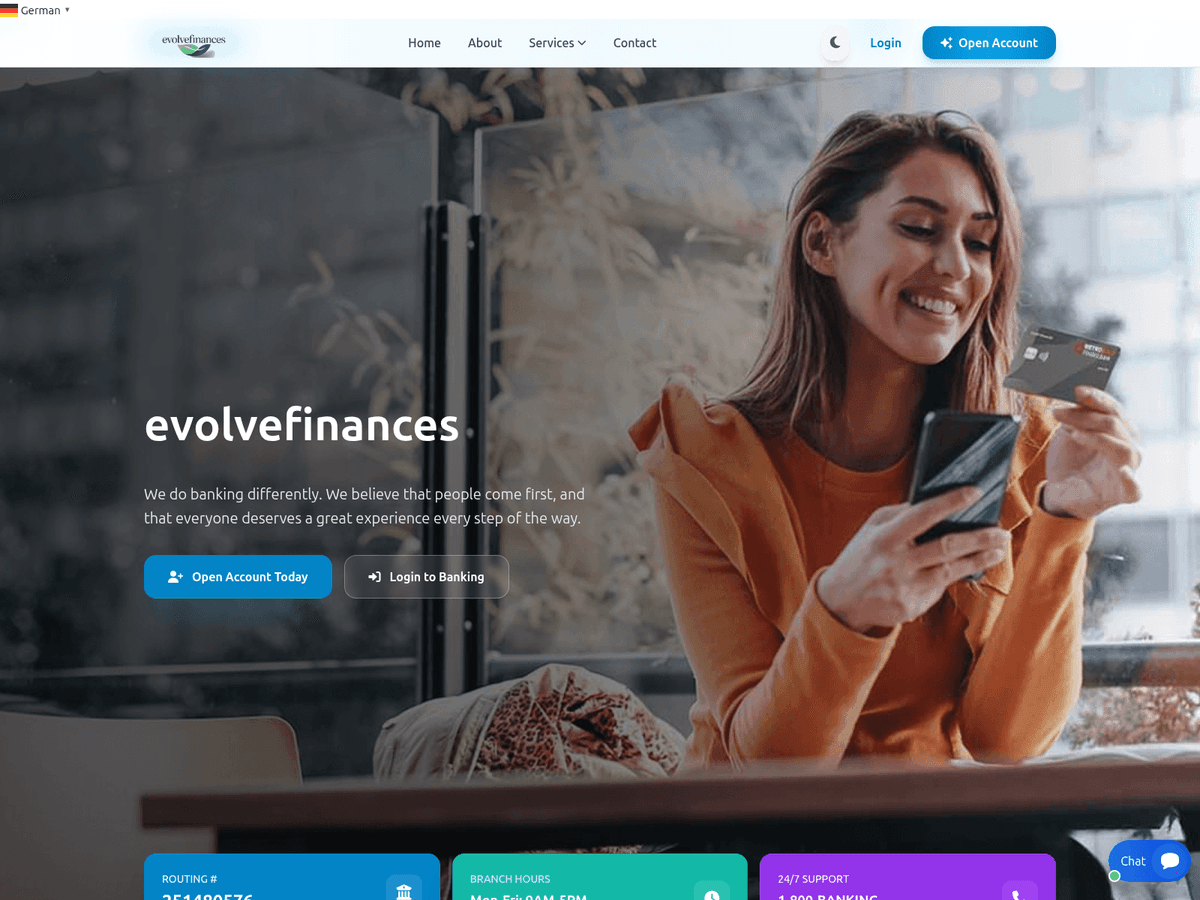 Screenshot von Emerald Invests