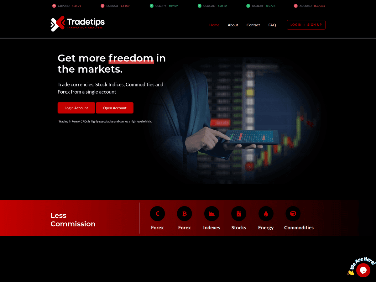 Screenshot von Tradetipanalysis