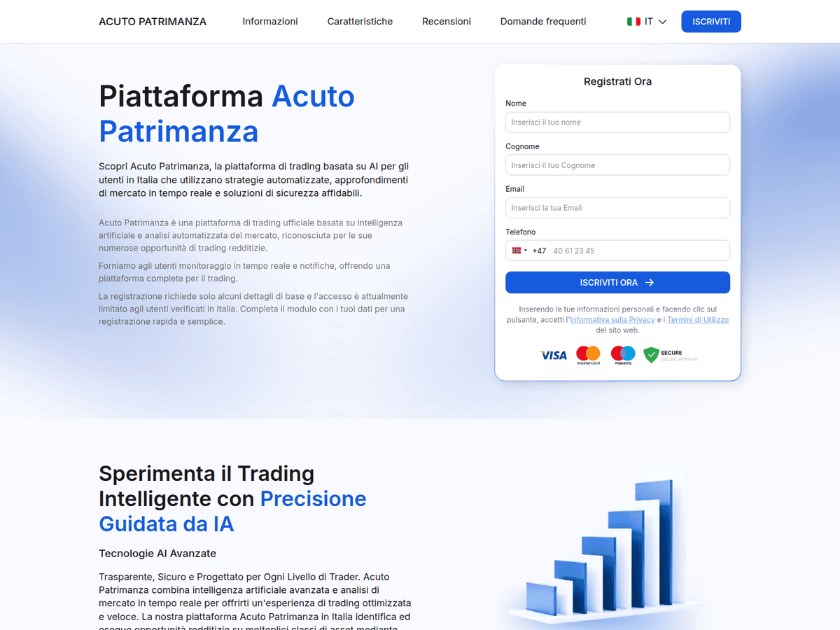 Screenshot von Acuto Patrimanza