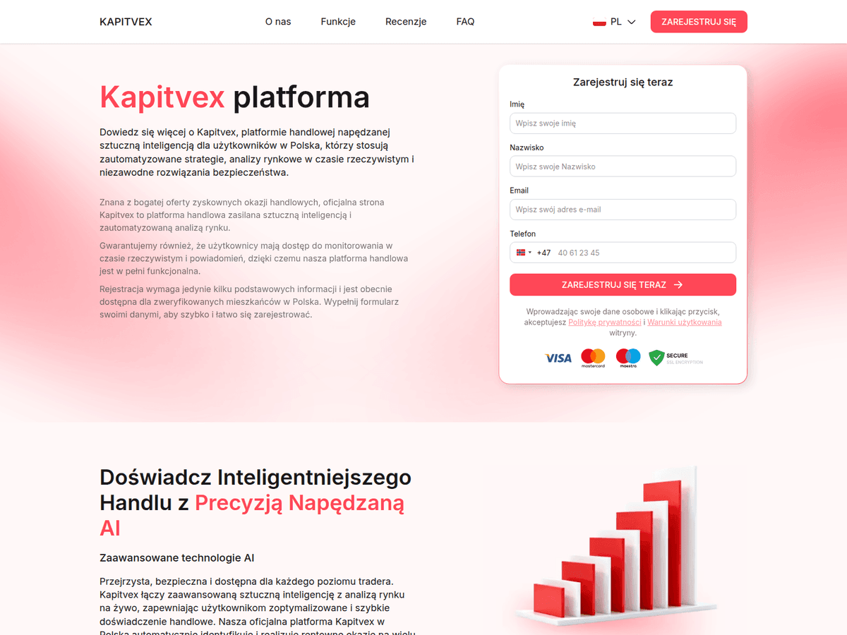 Screenshot der Webseite Kapitvex (kapitvex.com)