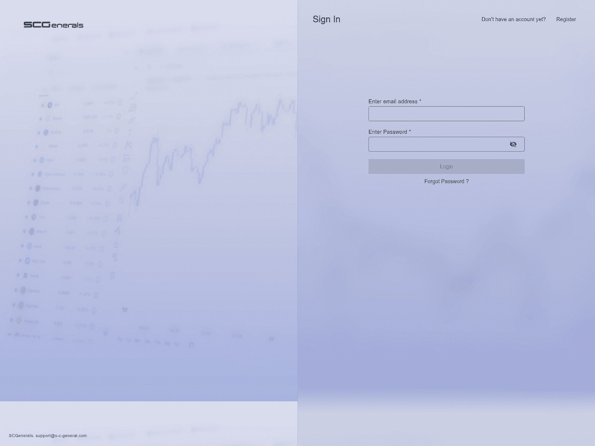 Screenshot der Webseite S C General (s-c-general.com)