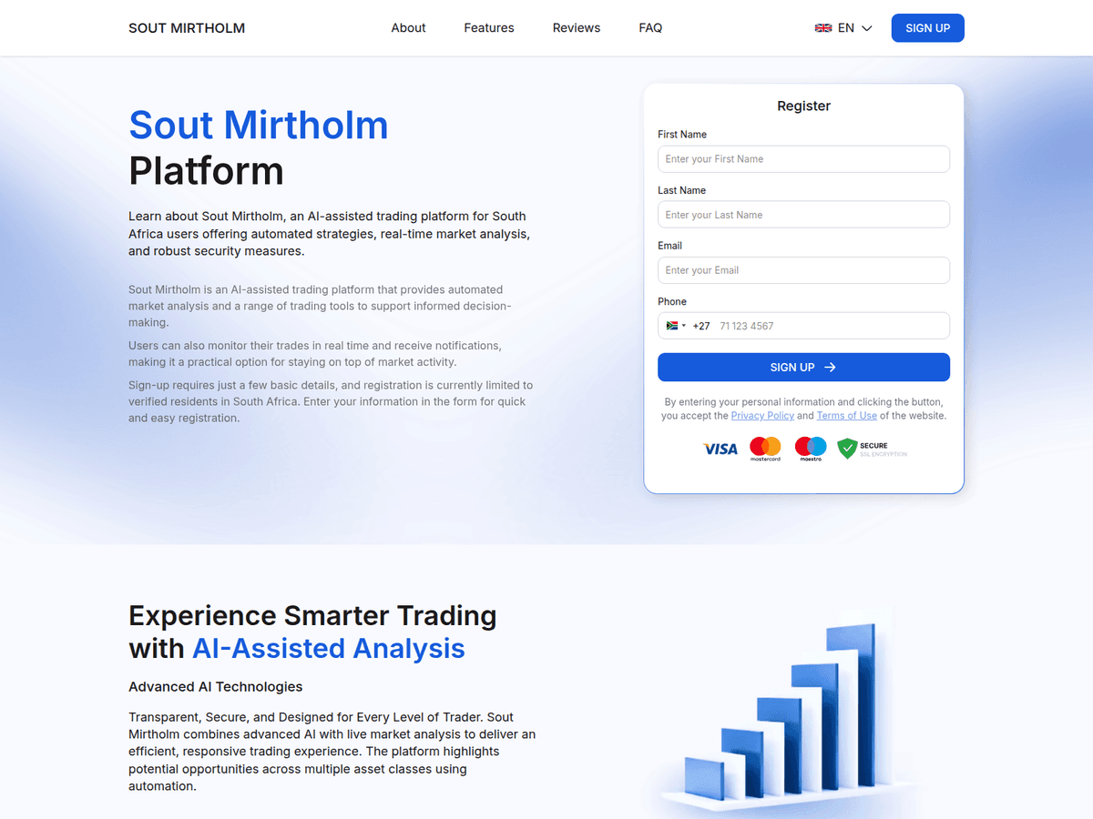 Screenshot der Webseite Sout Mirtholm (sout-mirtholm.com)
