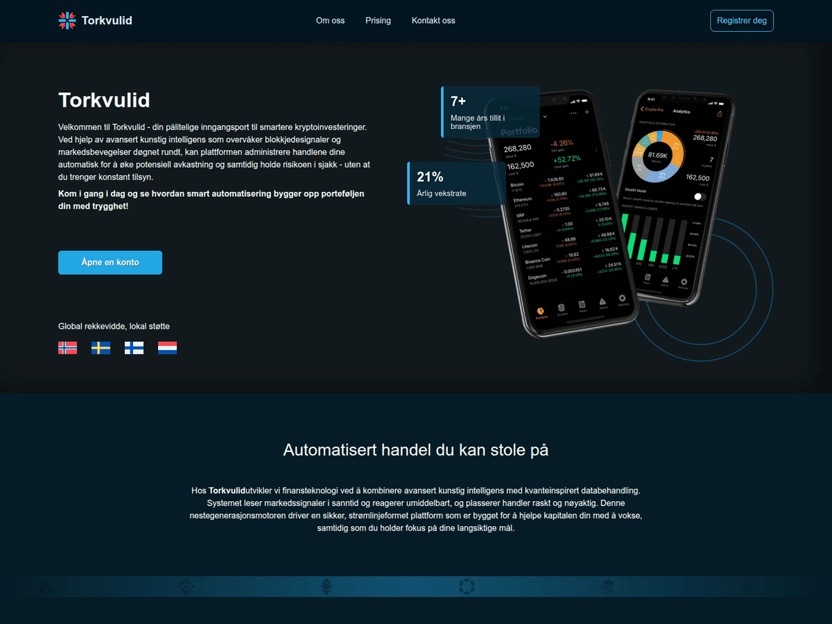 Screenshot der Webseite Torkvulidno (torkvulidno.com)