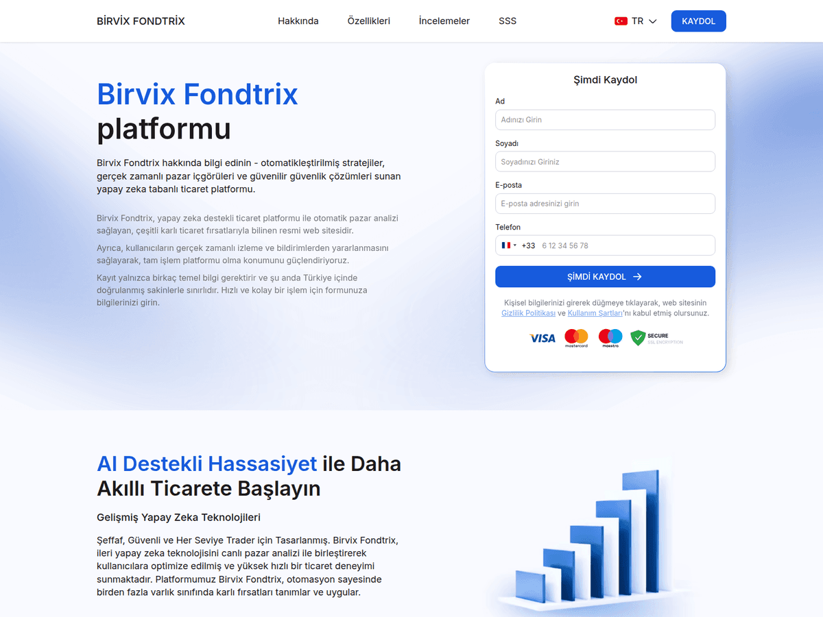 Screenshot von Birvix Fondtrix
