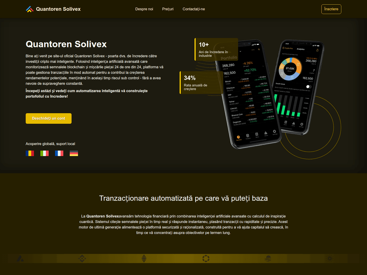 Screenshot der Webseite Quantorensolivexro (quantorensolivexro.com)