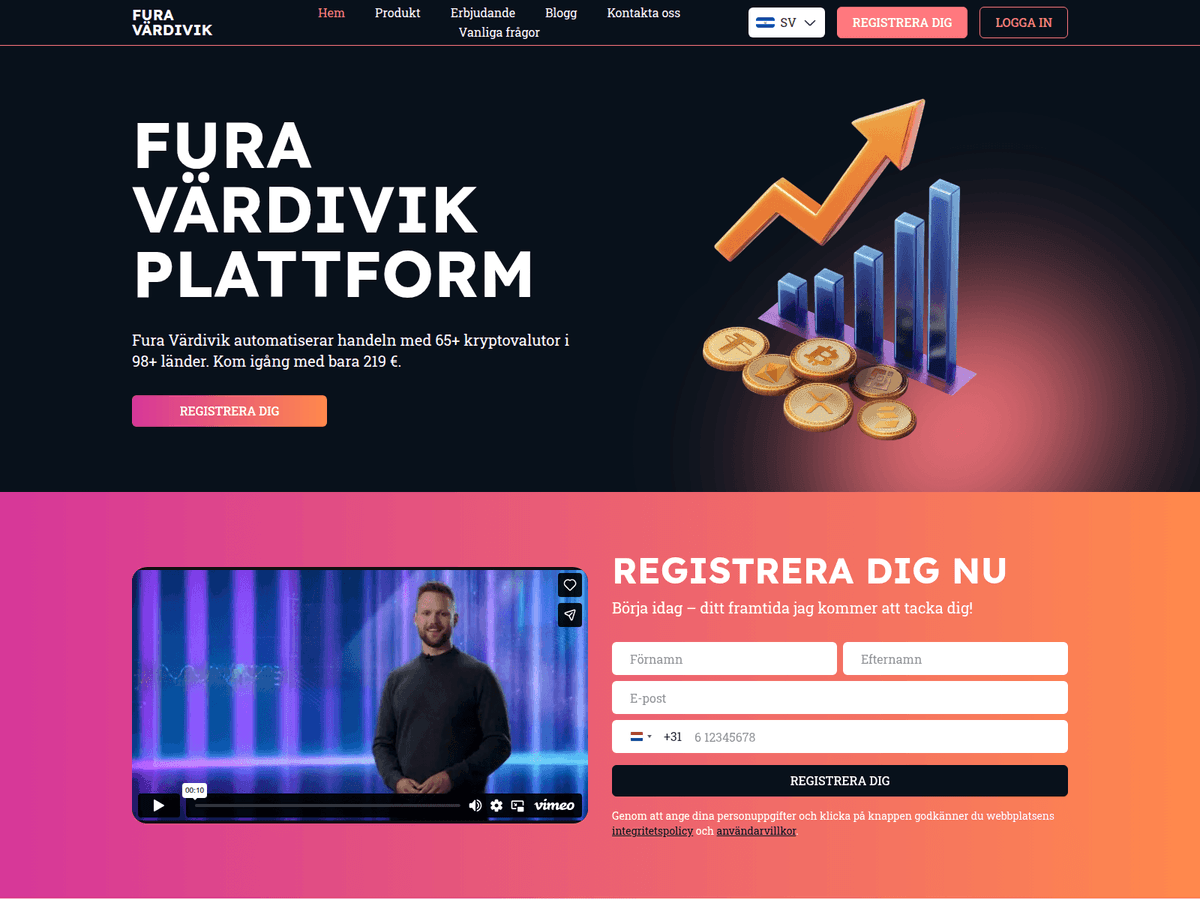 Screenshot der Webseite Furavardivik (furavardivik.com)