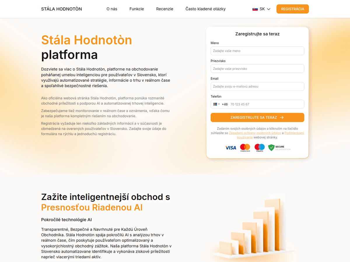 Screenshot der Webseite Stala Hodnoton (stala-hodnoton.com)