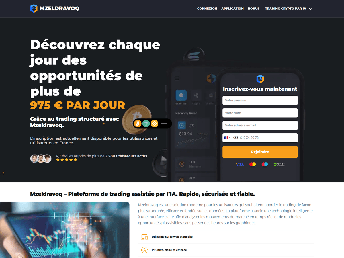 Screenshot der Webseite Mzeldravoqia (mzeldravoqia.com)