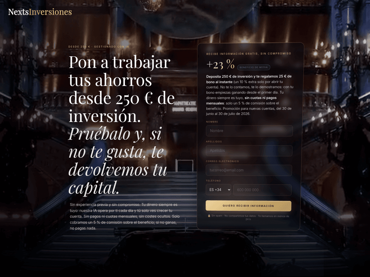 Screenshot von Nextsinversiones