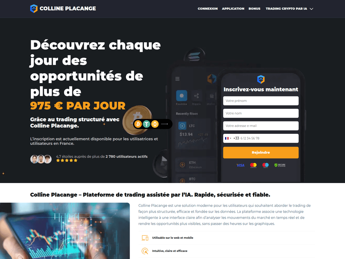 Screenshot der Webseite Collineplacangefr (collineplacangefr.com)