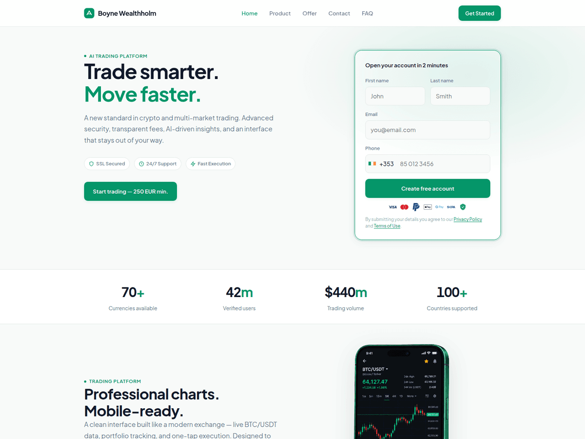 Screenshot von Boyne Wealthholmie