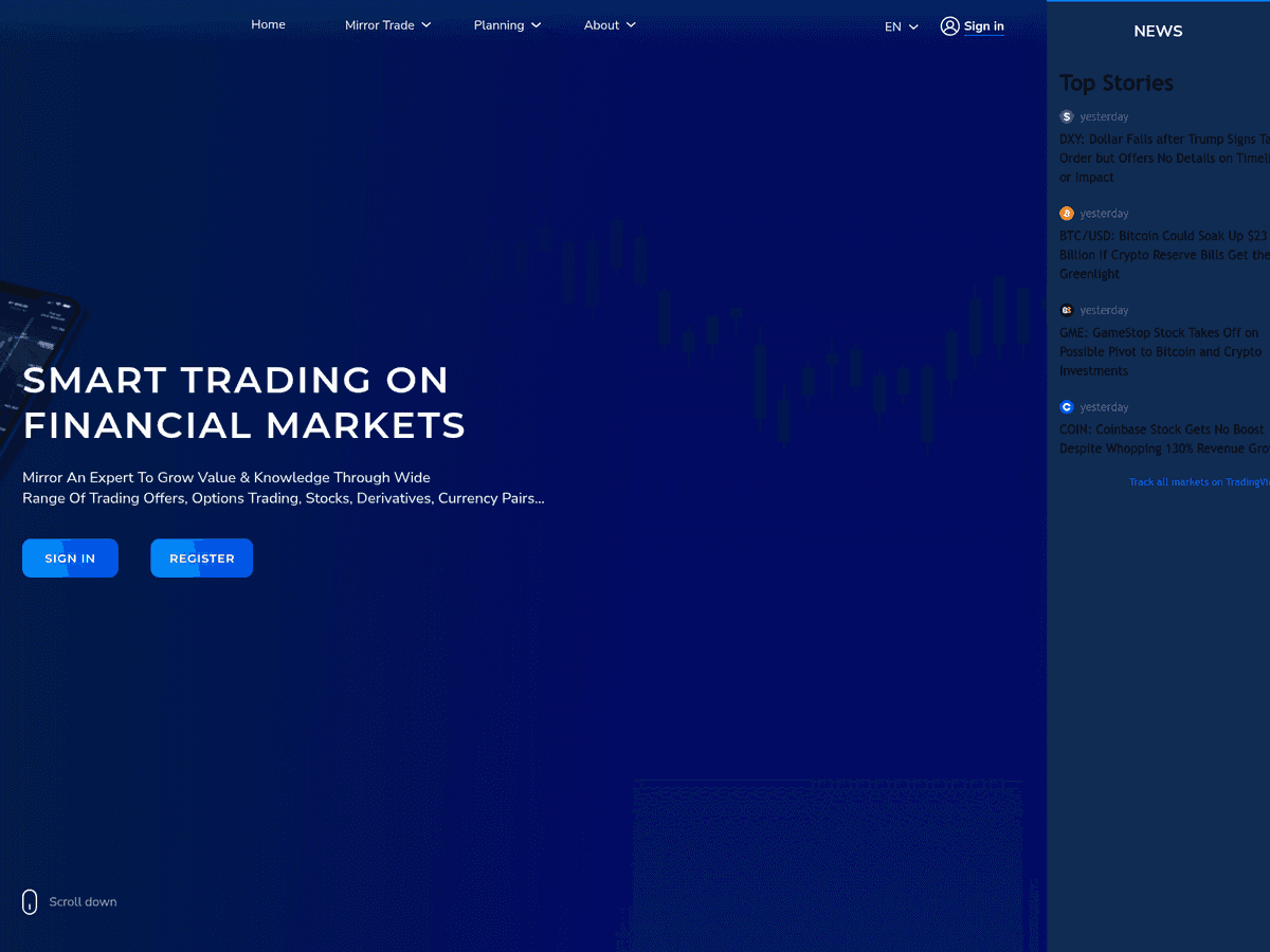 Screenshot von Accruedigitalassets